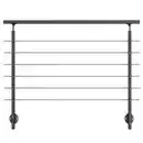 Bild 1 von DOLLE Geländer-Komplettset, Alu anthrazit, 150 cm seitliche Befestigung