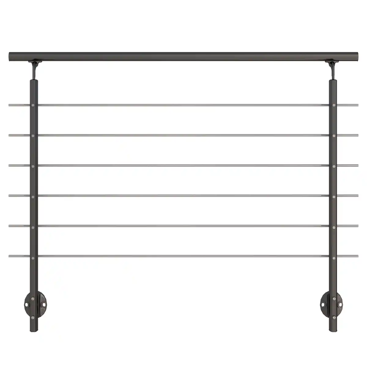 Bild 1 von DOLLE Geländer-Komplettset, Alu anthrazit, 150 cm seitliche Befestigung