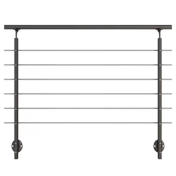 Bild 1 von DOLLE Geländer-Komplettset, Alu anthrazit, 150 cm seitliche Befestigung