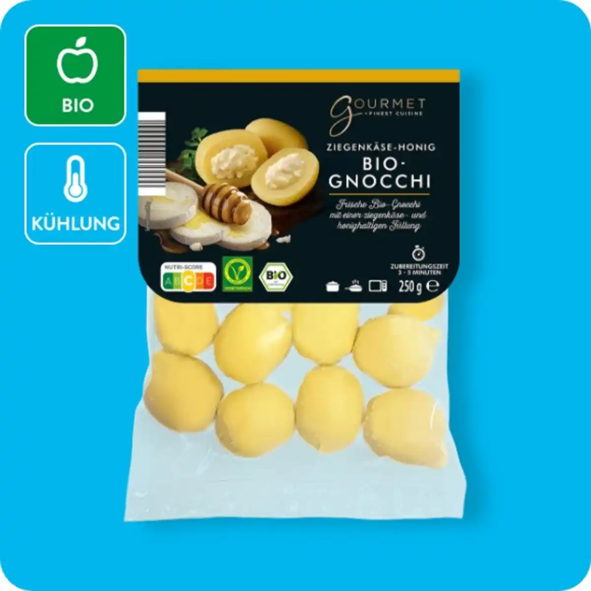 Bild 1 von GOURMET FINEST CUISINE Gefüllte Bio-Gnocchi, Verschiedene Sorten