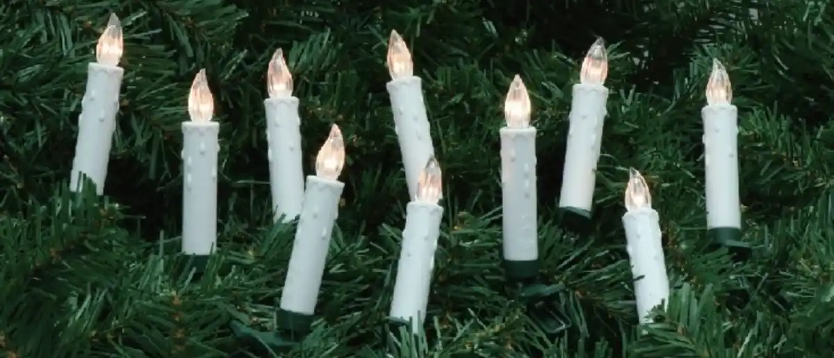 Bild 1 von 10 Baumkerzen 10LED 10xAAA