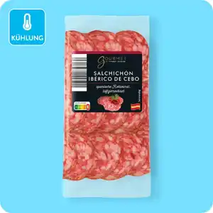 GOURMET FINEST CUISINE Ibérico-Spezialität, Salchichón Ibérico de Cebo oder Chorizo Ibérico de Cebo