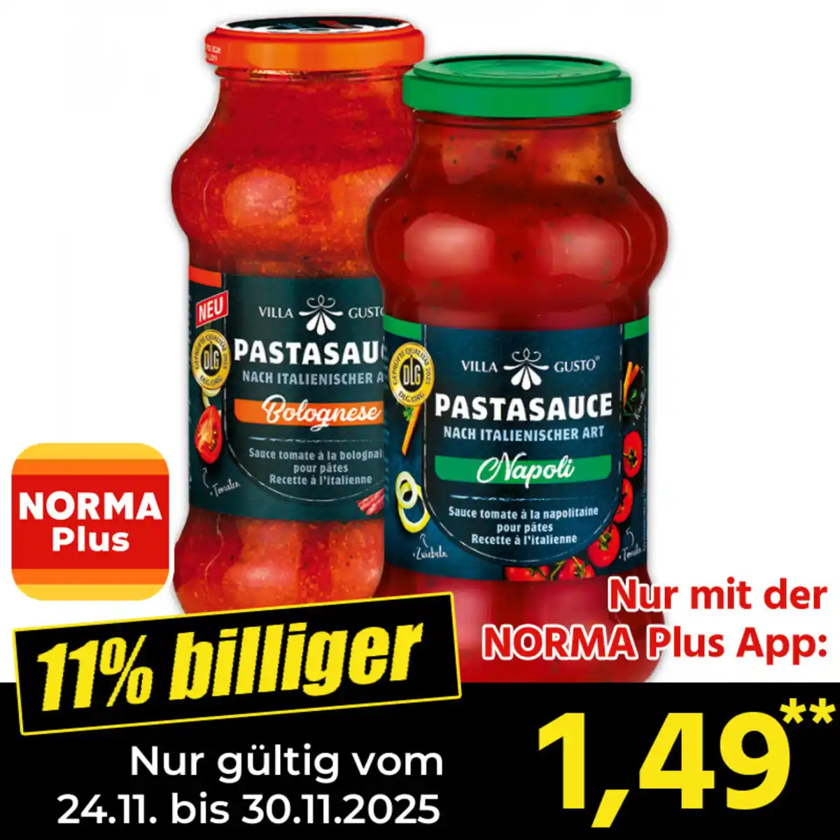 Bild 1 von Villa Gusto Pastasauce