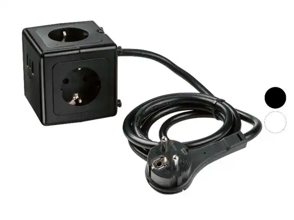 Bild 1 von TRONIC® Steckdosenwürfel mit USB-Anschlüssen