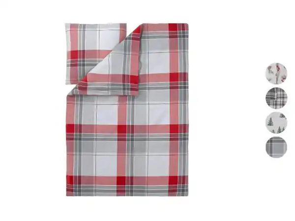 Bild 1 von LIVARNO® Bettwäsche CVC Feinbiber, 155 x 220 cm