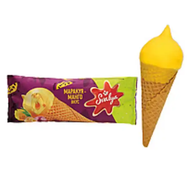 Bild 1 von Eis mit Maracuja-Geschmack mit Füllung mit Maracuja - Geschm...