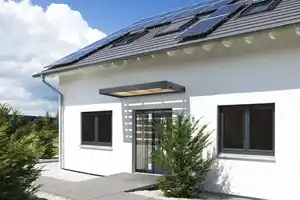 Gutta Rechteckvordach BS Timber-Line 160 cm