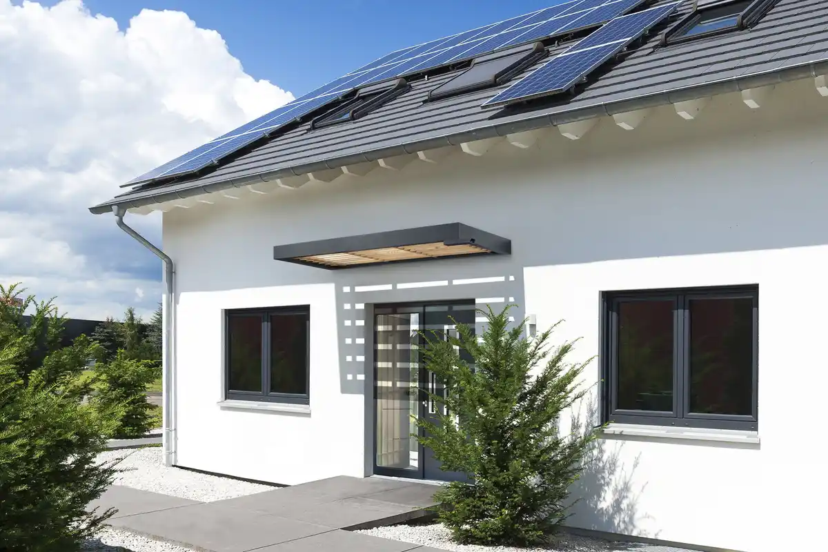 Bild 1 von Gutta Rechteckvordach BS Timber-Line 160 cm