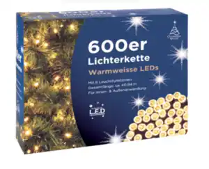 Lichterkette 600 LED 8 Funktionen