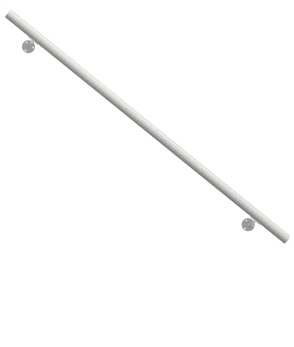 Bild 1 von DOLLE Handlauf-Set Aluminium weiß, 150 cm, Ø 40 mm