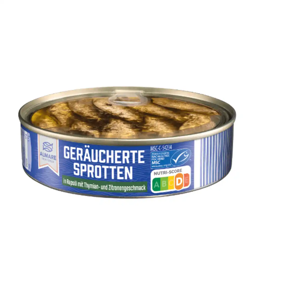 Bild 3 von ALMARE Geräucherte Sprotten 160g