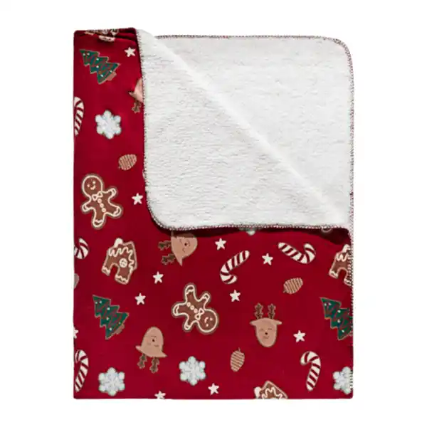 Bild 3 von HOME CREATION Fleece-Sherpa-Decke