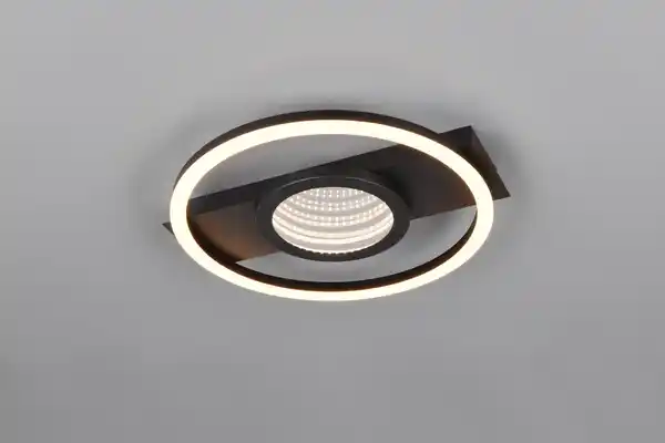 Bild 1 von Trio LED Deckenleuchte Wheeler 16 W schwarz matt