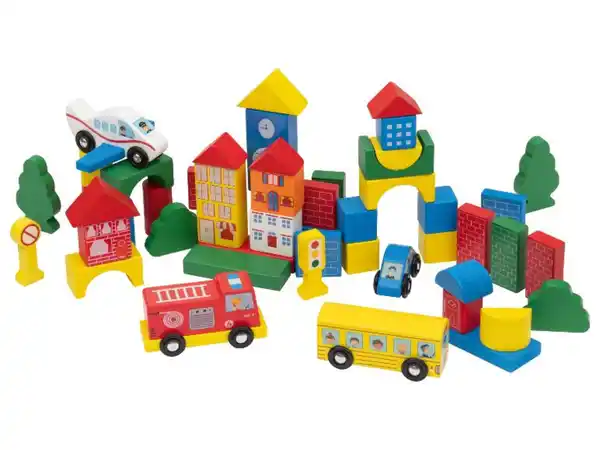 Bild 2 von lupilu® Spieltrommel-Sortiment Stadt/Bunte Bausteine/Meereswelt