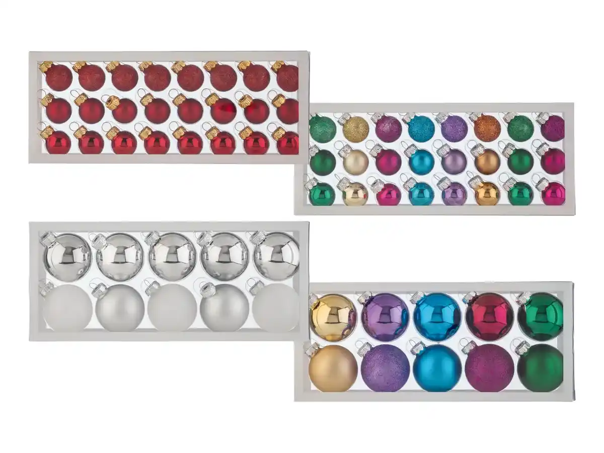 Bild 1 von Livarno Home Weihnachtsbaumkugeln