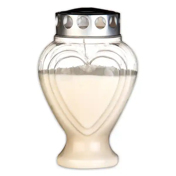 Bild 2 von Grablicht in Herzform