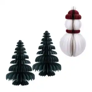 HOME CREATION Weihnachtliche Papierdekoration