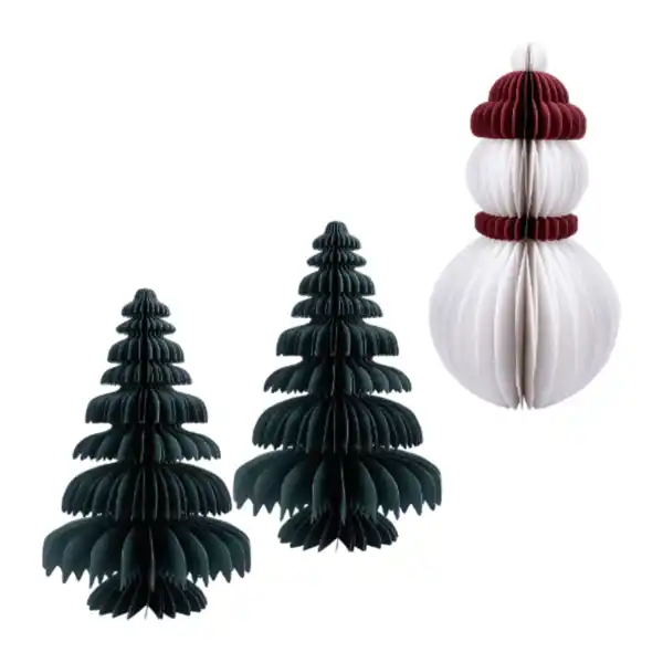 Bild 1 von HOME CREATION Weihnachtliche Papierdekoration