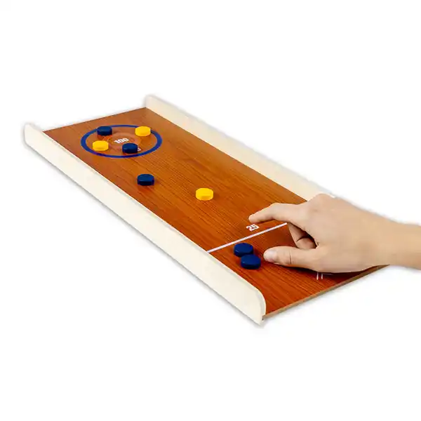 Bild 1 von Game Holz-Curling-Tischspiel