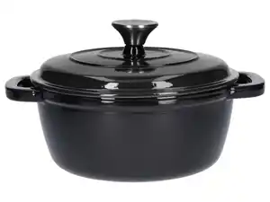 SILVERCREST® Premium-Gusseisentopf 22 cm / 2,8 Liter mit Drop-System