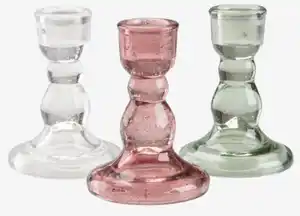 Kerzenständer TORLEK Ø7xH9cm div.