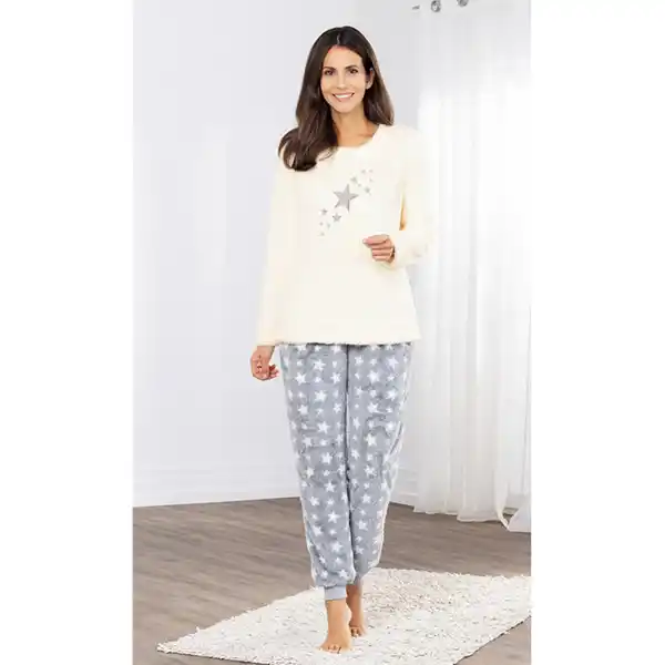 Bild 3 von Ellenor Coral-Fleece-Schlaf-/ Hausanzug