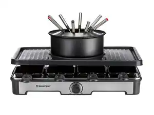 SILVERCREST® Premium-Fondue-Raclettegrill-Kombination SRGF 1400 A3