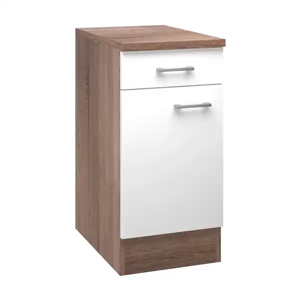 Bild 3 von Flex-Well Küchenunterschrank »Samoa«, Sonoma Eichefarben / weiß