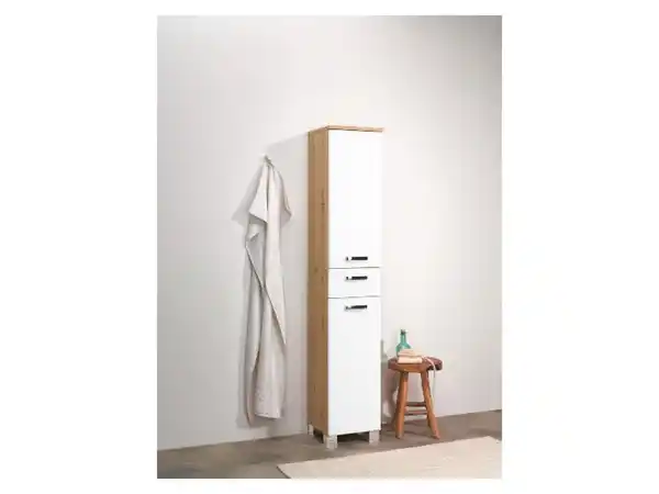 Bild 2 von LIVARNO home Bad-Hochschrank »Palermo«, mit höhenverstellbaren Einlegeböden