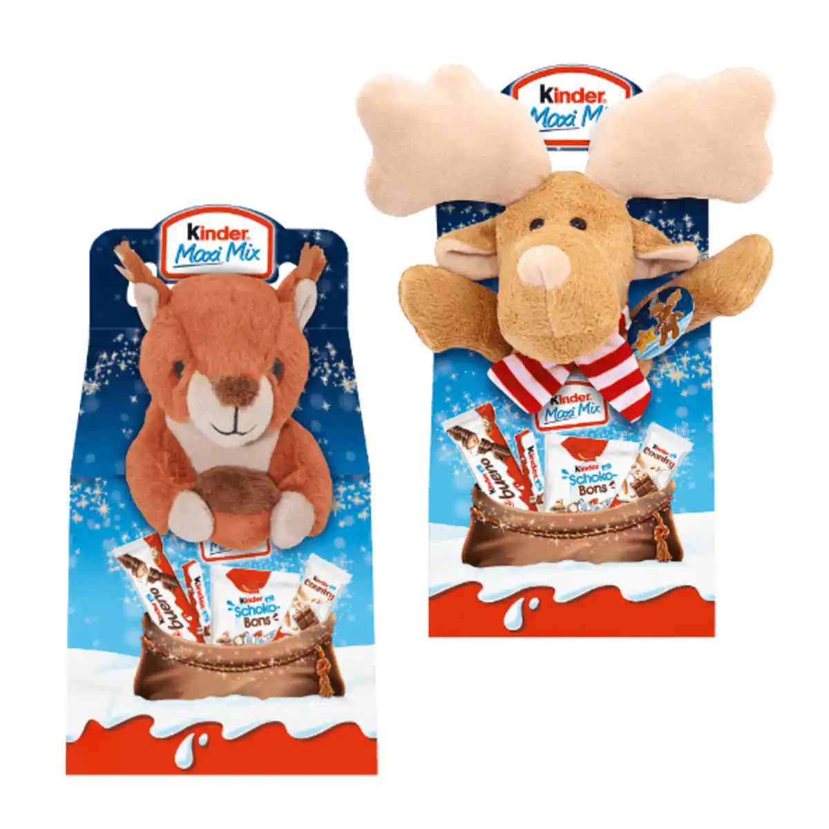 Bild 1 von FERRERO Kinder Maxi Mix Plüschtier 133g