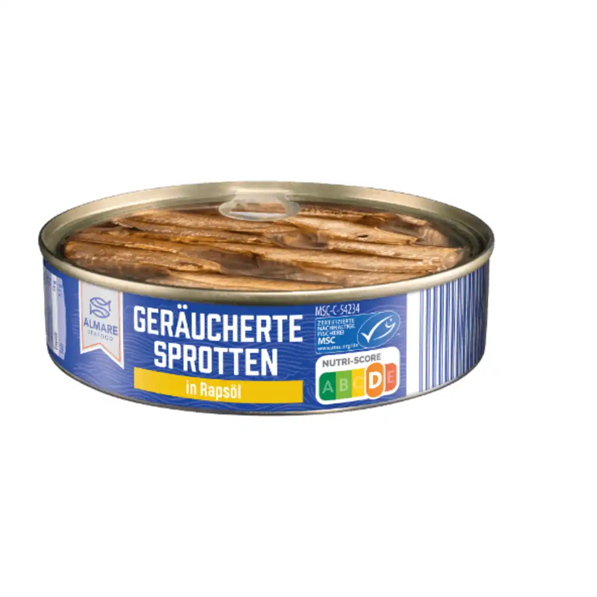 Bild 2 von ALMARE Geräucherte Sprotten 160g