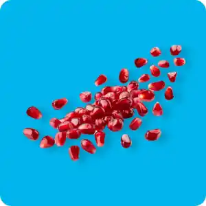   Granatapfelkerne, Ursprung: siehe Etikett