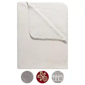 HOME CREATION Teddy Flausch Decke