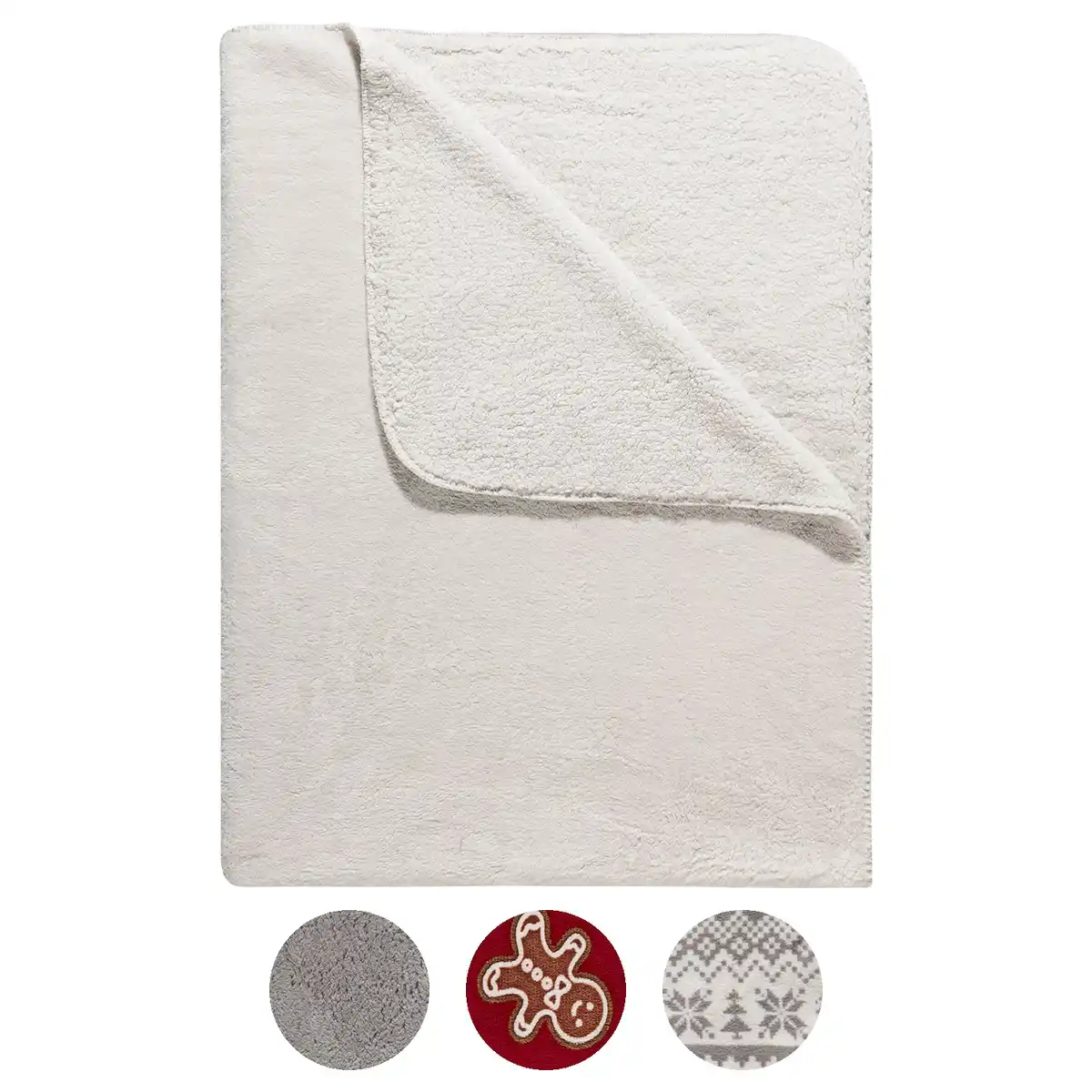 Bild 1 von HOME CREATION Teddy Flausch Decke