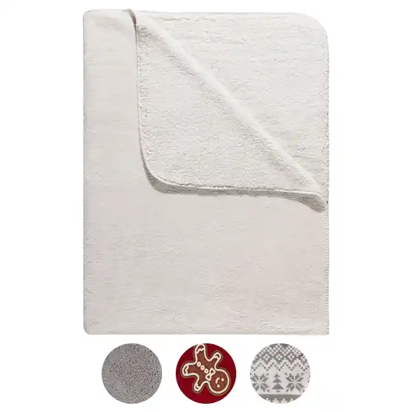 Bild 1 von HOME CREATION Teddy Flausch Decke