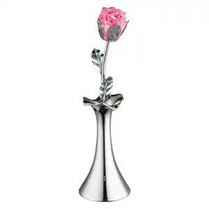 I-Glow LED-Rose mit Vase