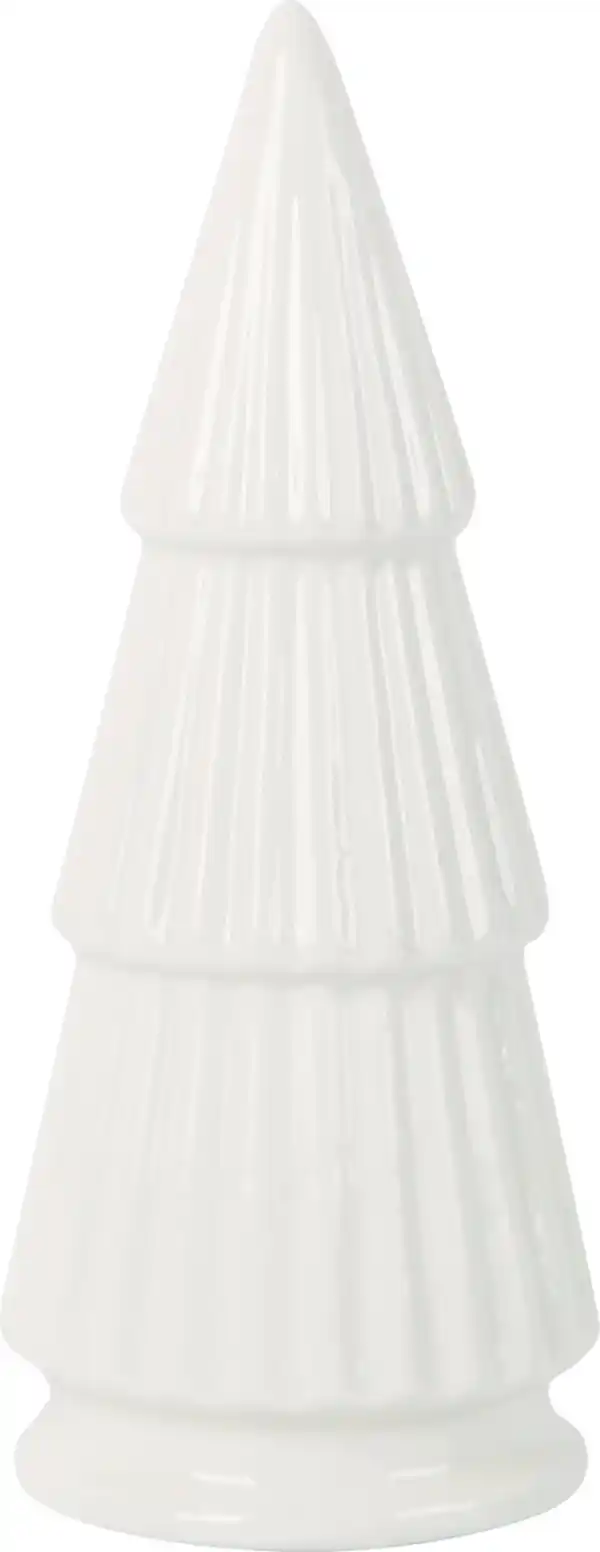 Bild 1 von Dekofigur Baum Keramik 17 x 7 cm weiß