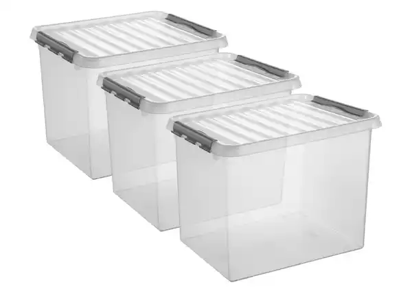 Bild 1 von Sunware Aufbewahrungsbox Q-Line 52 L 3-er Set