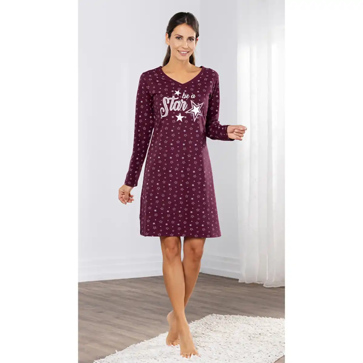 Bild 1 von Ellenor Langarm-Nachthemd