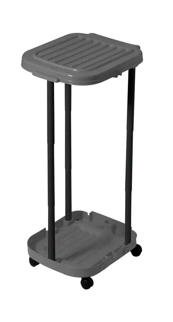 Bild 1 von Tontarelli Müllsackhalter Zappy mit Rollen schwarz-anthrazit