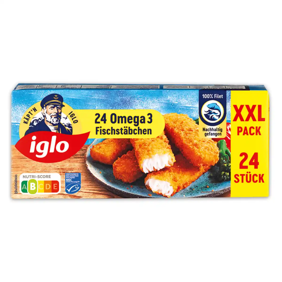 Bild 1 von Iglo Fischstäbchen Omega 3 XXL