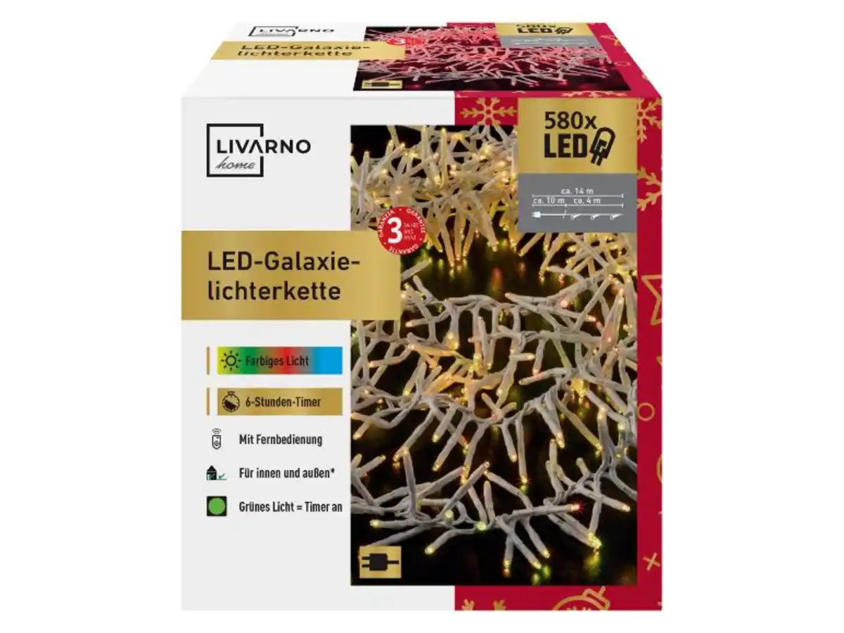 Bild 1 von LIVARNO home LED-Galaxielichterkette