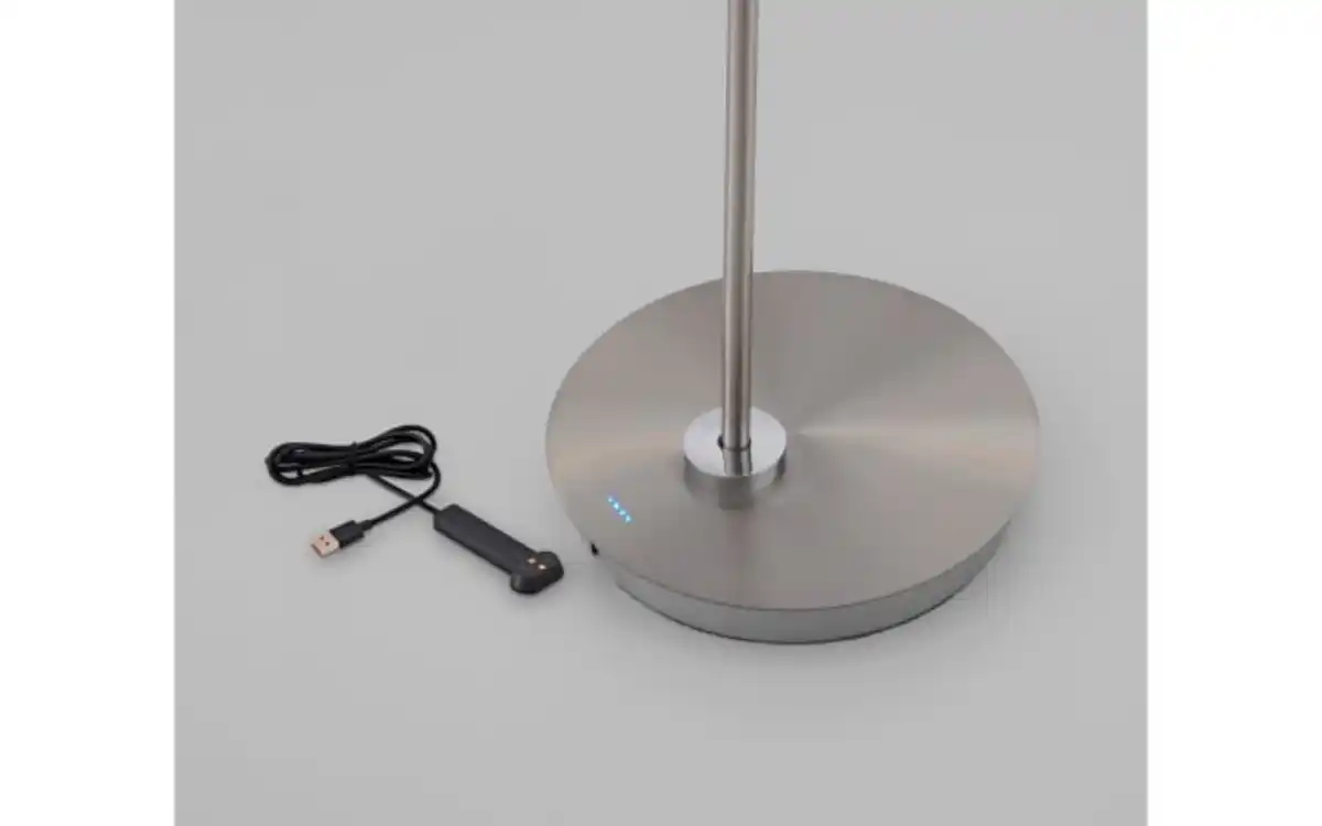 Bild 4 von Akku-LED-Standleuchte Mondo Lumana, stahlfarbig, inkl. CCT und Memoryfunktion