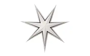 Papier Stern Stripe, dunkelgrün/weiß, 70 cm