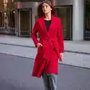 Bild 1 von Damen-Mantel mit Gürtel