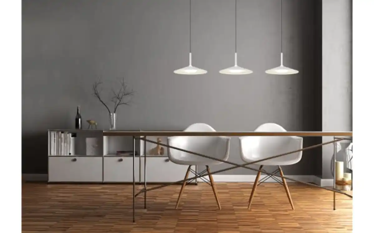 Bild 4 von LED-Pendelleuchte Lampone, weiß, 3-flammig