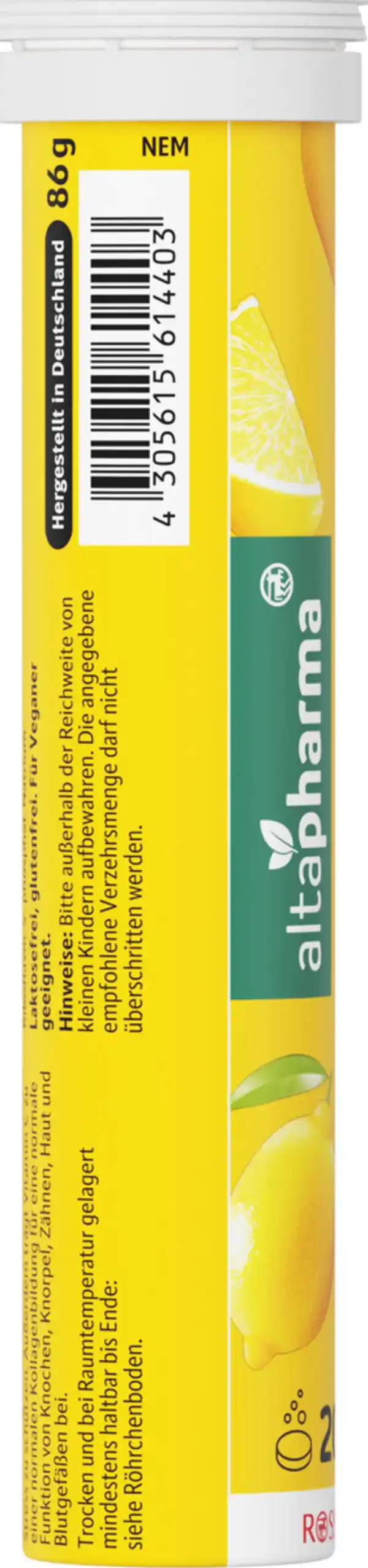 Bild 2 von altapharma Brausetabletten Vitamin C, 86 g