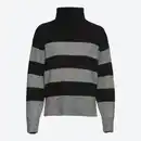 Bild 2 von Damen-Ringelpullover mit Rollkragen