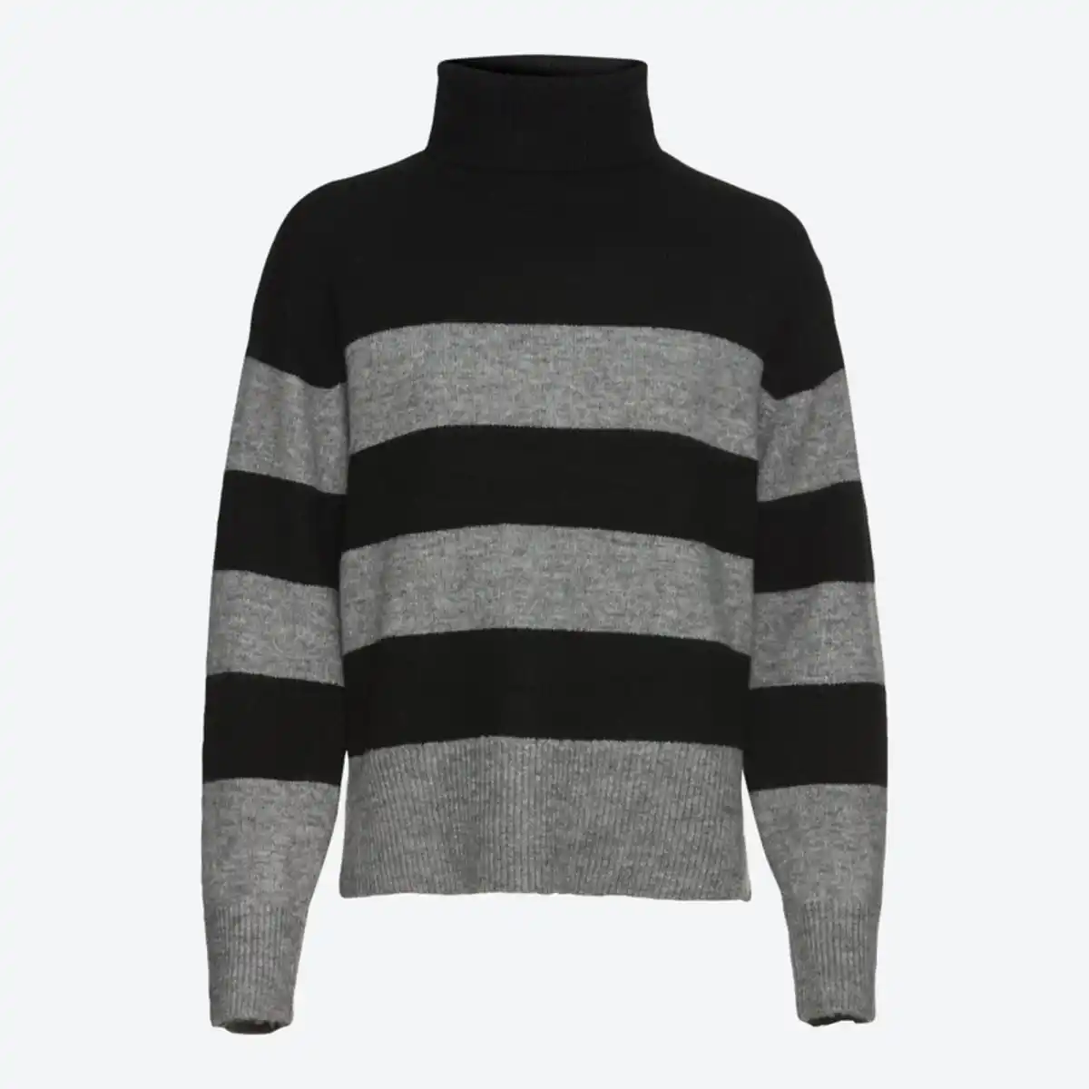 Bild 2 von Damen-Ringelpullover mit Rollkragen