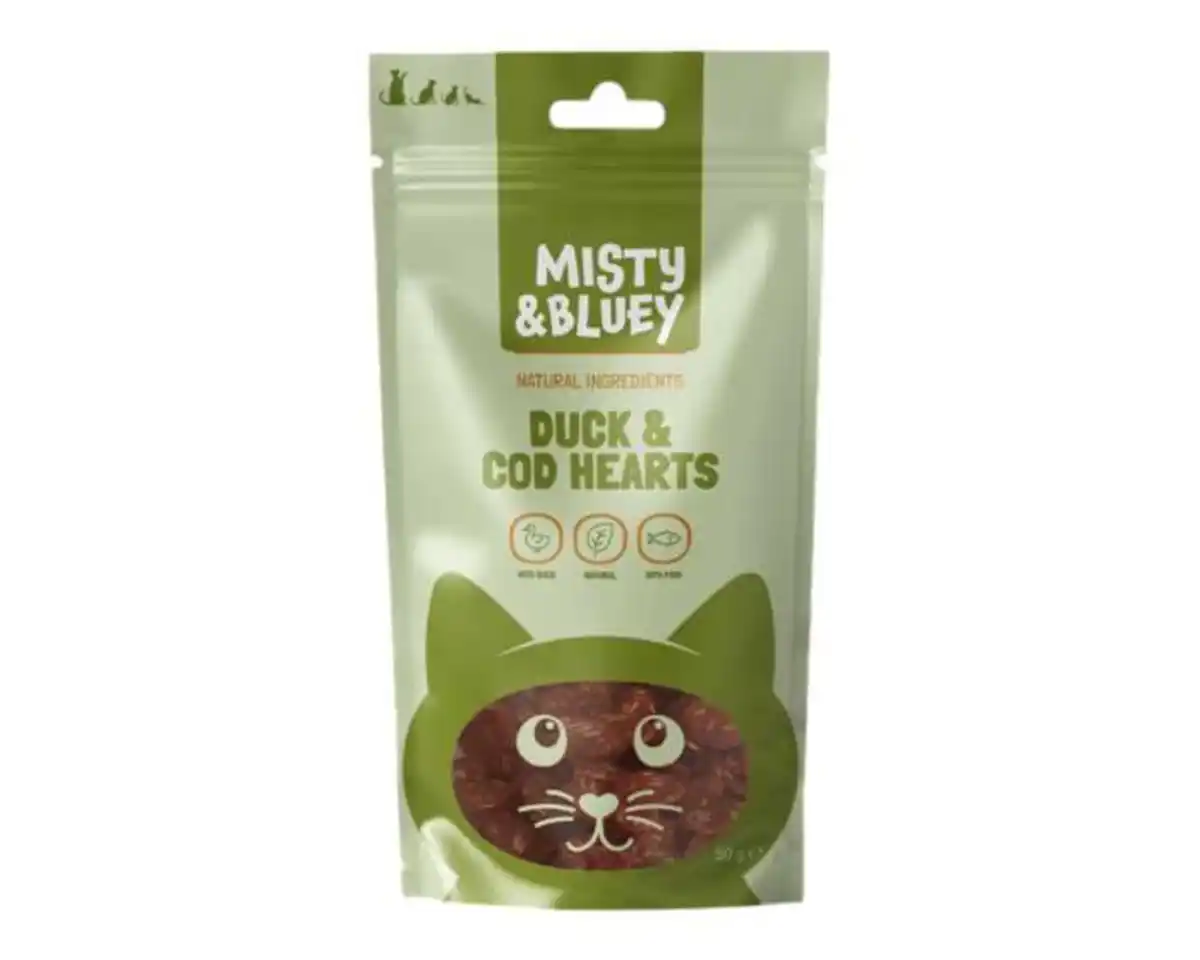 Bild 1 von Katzensnack 50g Ente&Fisch Herzen